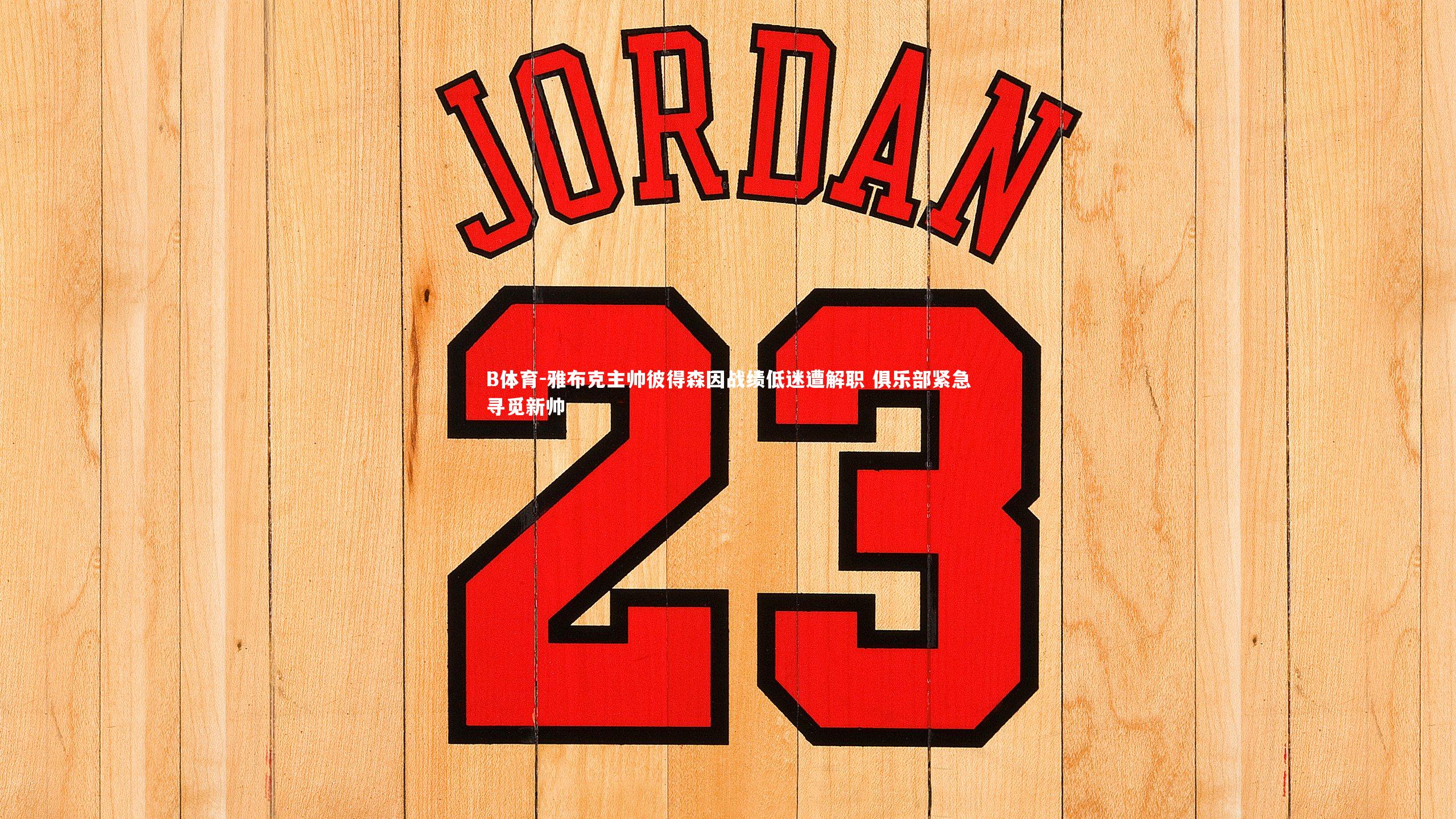 B体育-雅布克主帅彼得森因战绩低迷遭解职 俱乐部紧急寻觅新帅